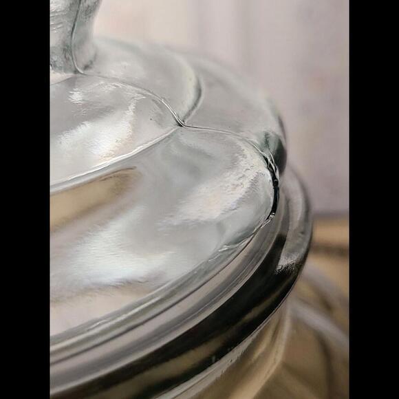 clear glass pumpkin jar - Picture 3 of 9